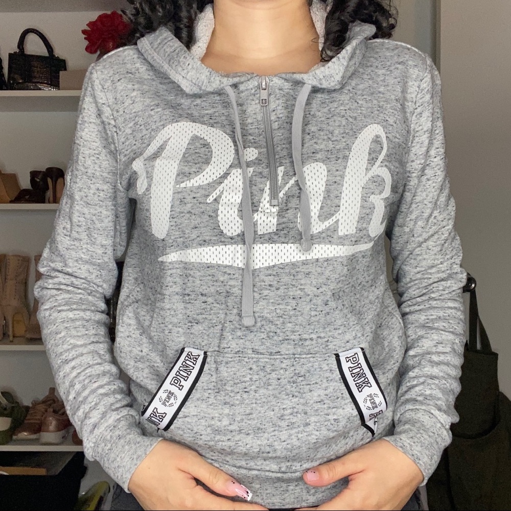 Victoria’s Secret PINK half zipped hoodie